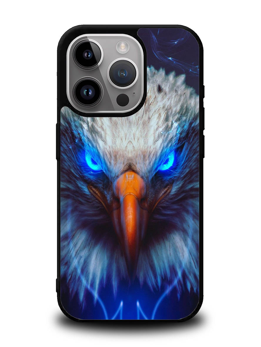Eagle Neon Eyes iPhone 16 Pro Max Case OV8376