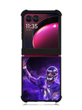Lamar Jackson Smoke Motorola Moto Razr Plus 2023 , Moto Razr+ 2023 Case