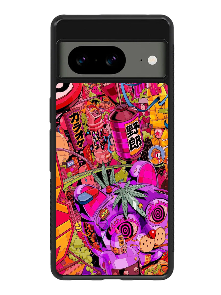 Stoner Trippy Google Pixel 8A Case QC7838