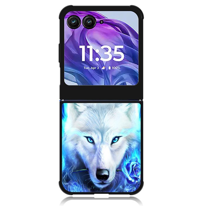 The Blue Wolf Motorola Moto Razr Plus 2024 , Moto Razr+ 2024 Case