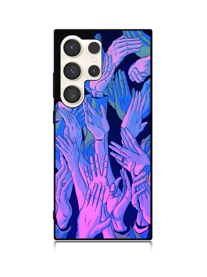 Vaporwave Wallpaper Hands Samsung Galaxy S24 Ultra 5G Case OV7748