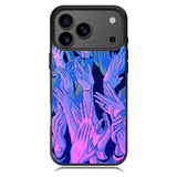 Vaporwave Wallpaper Hands iPhone 17 Pro Case OV7748