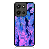 Vaporwave Wallpaper Hands Motorola Moto G 5G 2025 Case OV7748