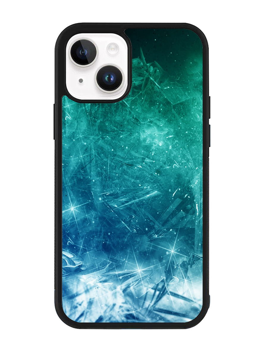 Green Blue Ice iPhone 14 Case QC8306