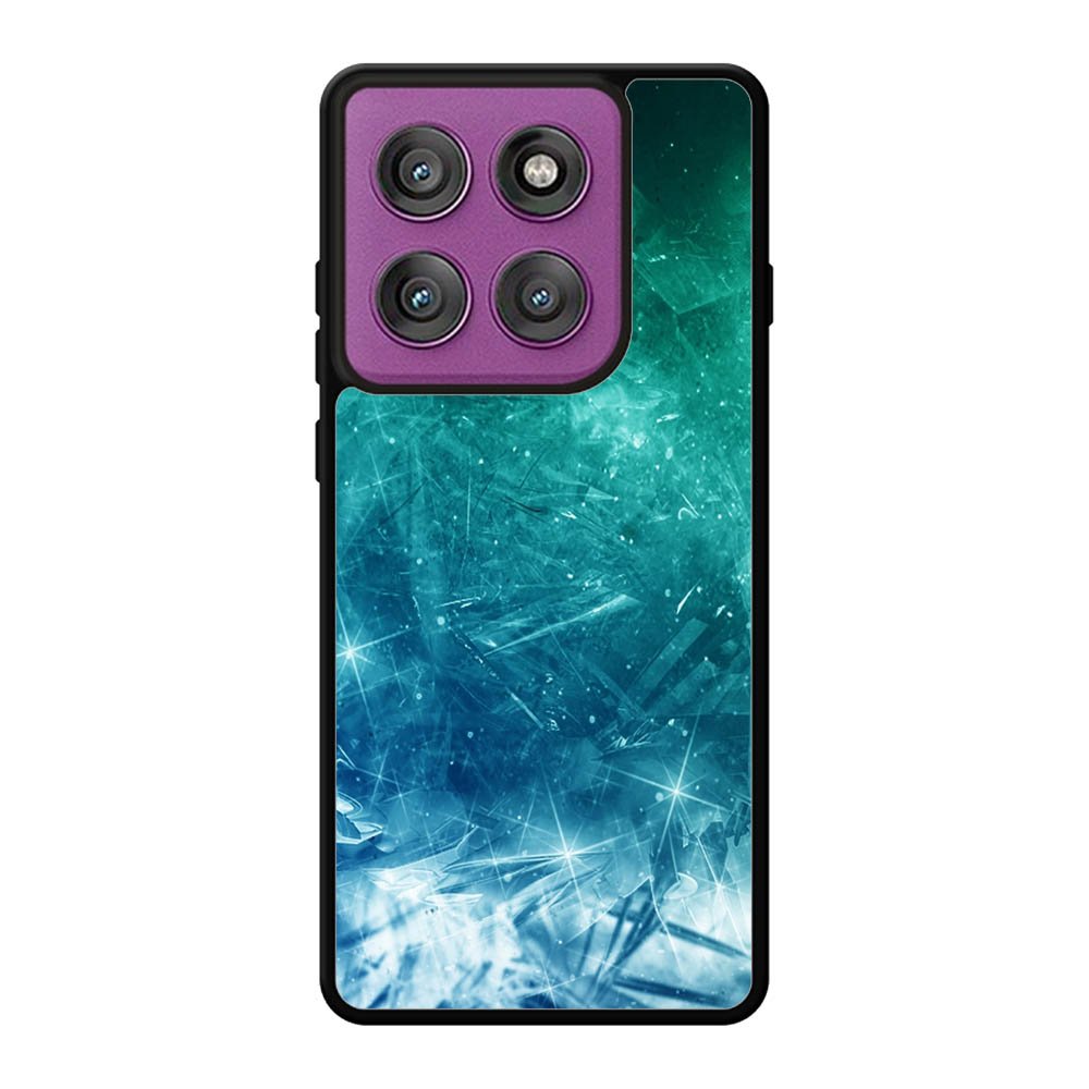 Green Blue Ice Motorola Moto Edge 60 Pro Case QC8306