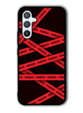 Red Danger Tape Samsung Galaxy A54 5G Case OV9533