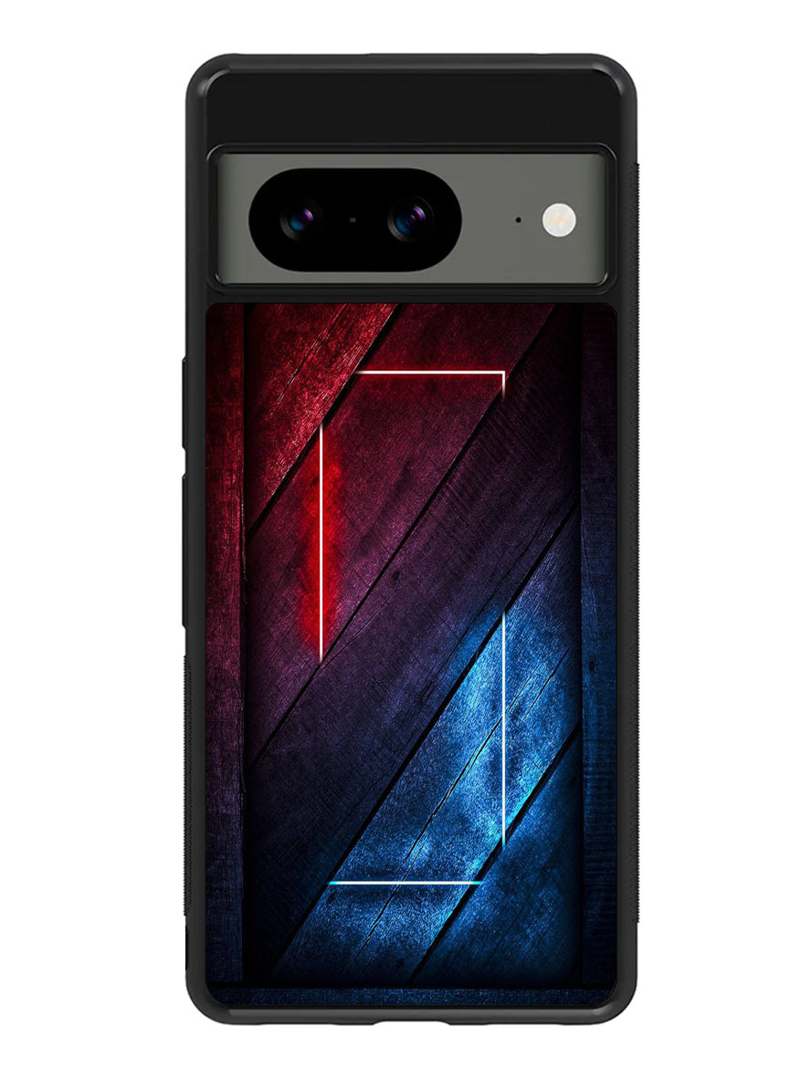 Red and blue Google Pixel 8A Case QC9532