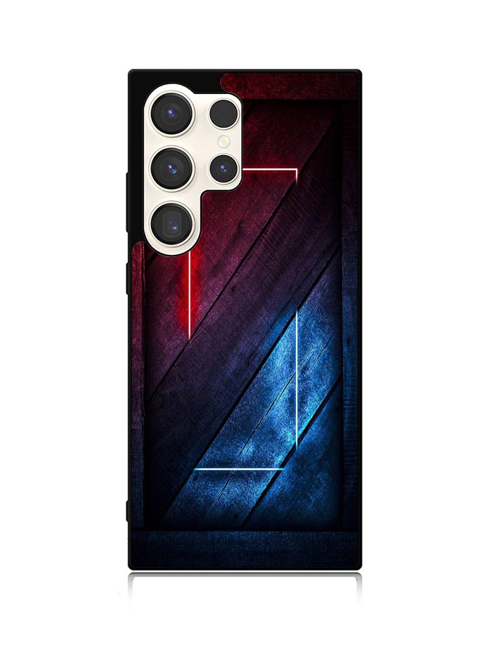 Red and blue Samsung Galaxy S25 Ultra 5G Case QC9532