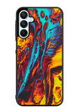 Orange And Blue Fluid Samsung Galaxy A15 5G Case OV9586