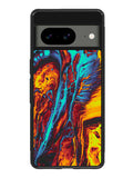 Orange And Blue Fluid Google Pixel 8 Case QC9586