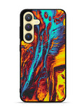 Orange And Blue Fluid Samsung Galaxy S25 5G Case OV9586