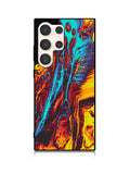 Orange And Blue Fluid Samsung Galaxy S24 Ultra 5G Case OV9586