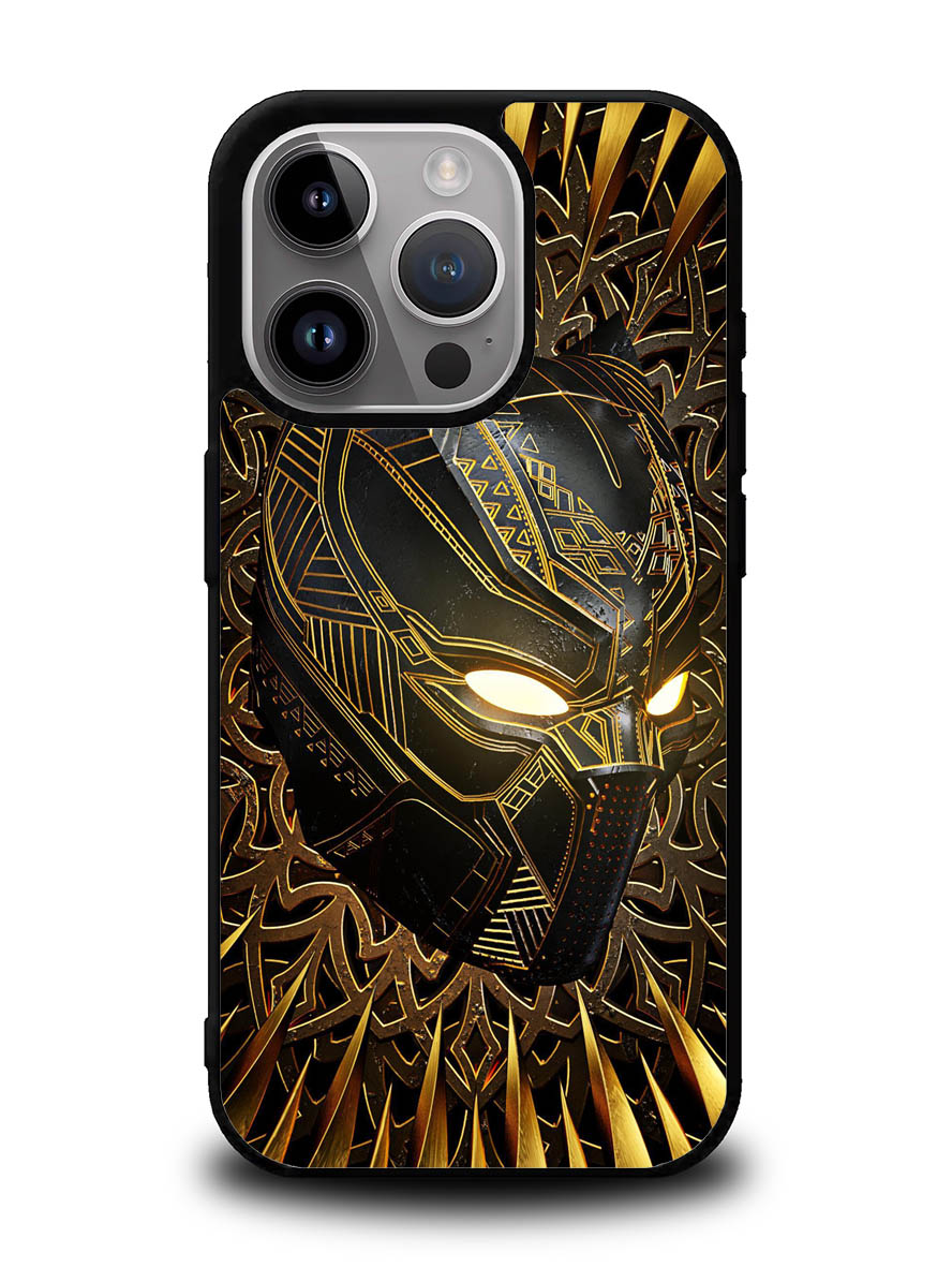 black panther gold iPhone 15 Pro Case OV9556