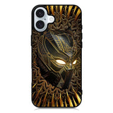 black panther gold iPhone 16 Plus Case QC9556