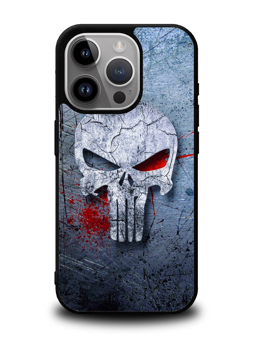 Punisher Logo iPhone 14 Pro Case QC9550