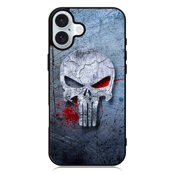 Punisher Logo iPhone 16 Plus Case QC9550