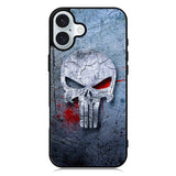 Punisher Logo iPhone 16 Plus Case QC9550