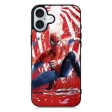 Spiderman Painted iPhone 16 Case QC8949