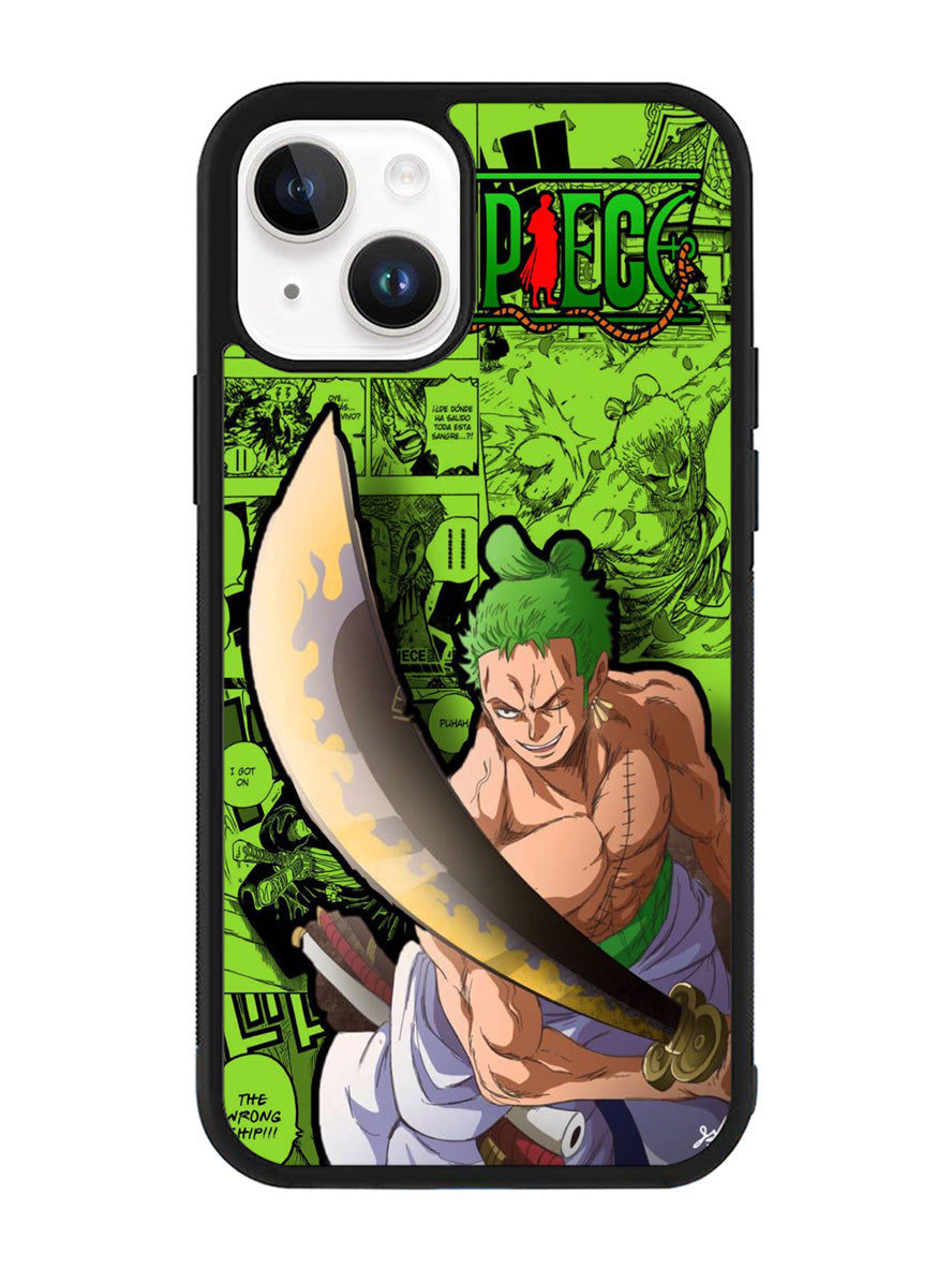 one piece roronoa zoro iPhone 15 Case OV9012