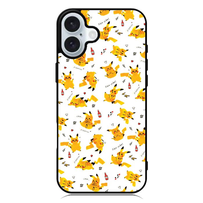 Pattern Pokemon iPhone 16 Case QC9011