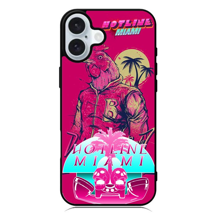 Hotline Miami iPhone 16 Case QC0811