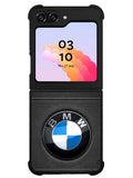 Bmw leather Logo Samsung Galaxy Z Flip 5 5G 2023 Case