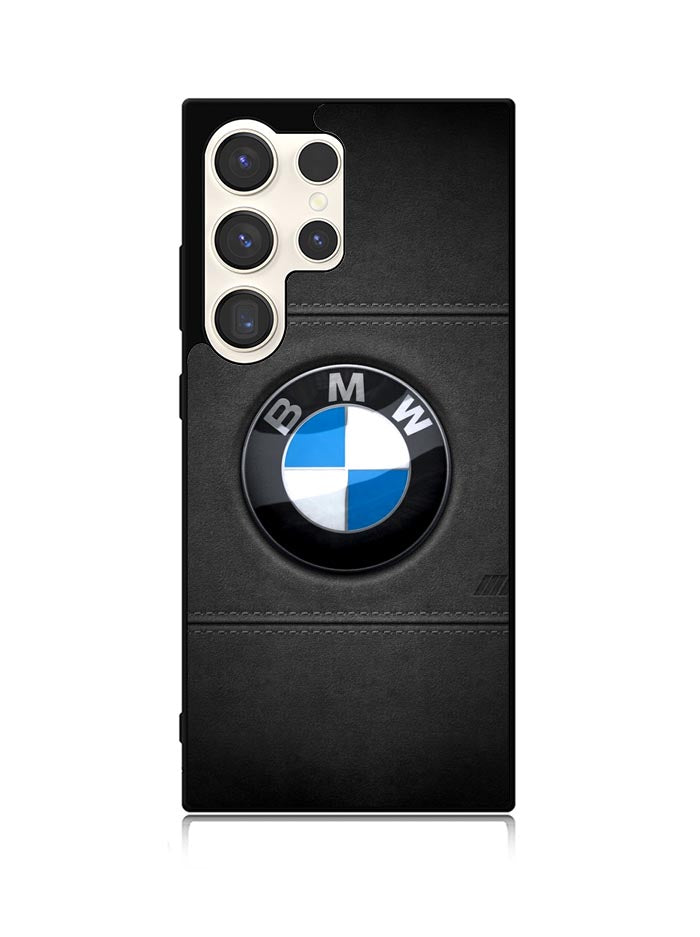 Bmw leather Logo Samsung Galaxy S24 Ultra 5G Case
