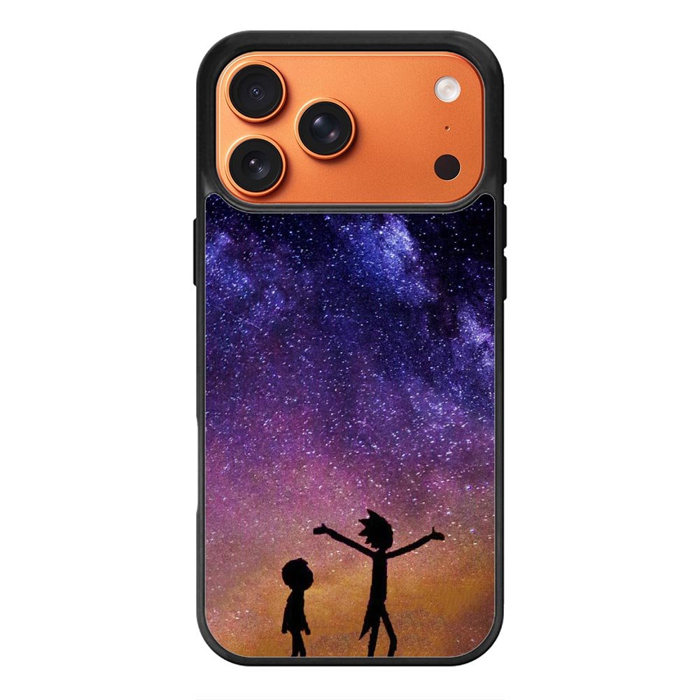 Rick and Morty Space Nebula iPhone 17 Pro Case QC0966