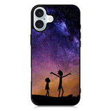Rick and Morty Space Nebula iPhone 16 Case QC0966