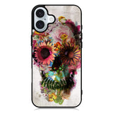 Floral Skeleton iPhone 16 Plus Case QC4869