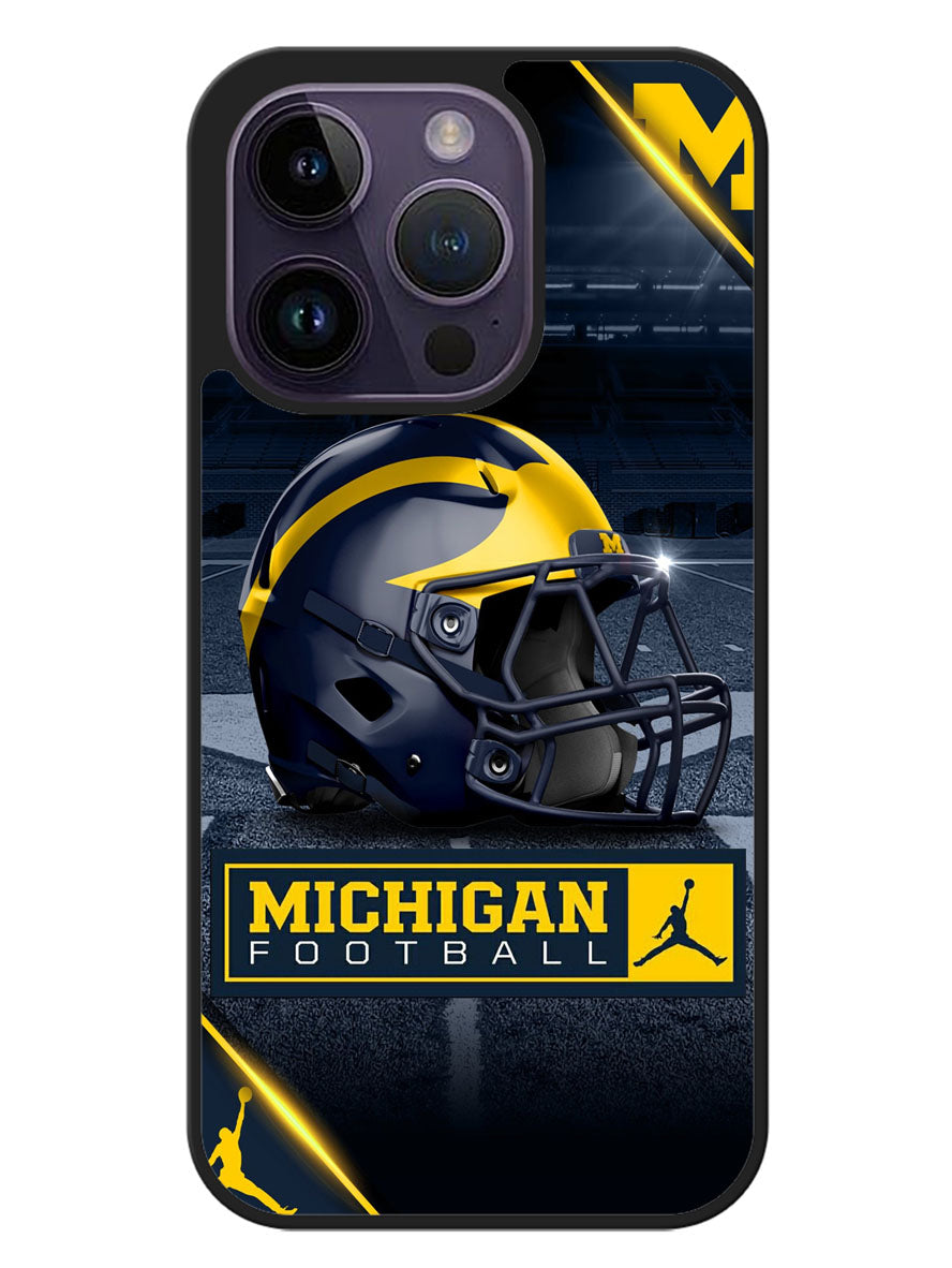 michigan wolverines helmet iPhone 14 Pro Case