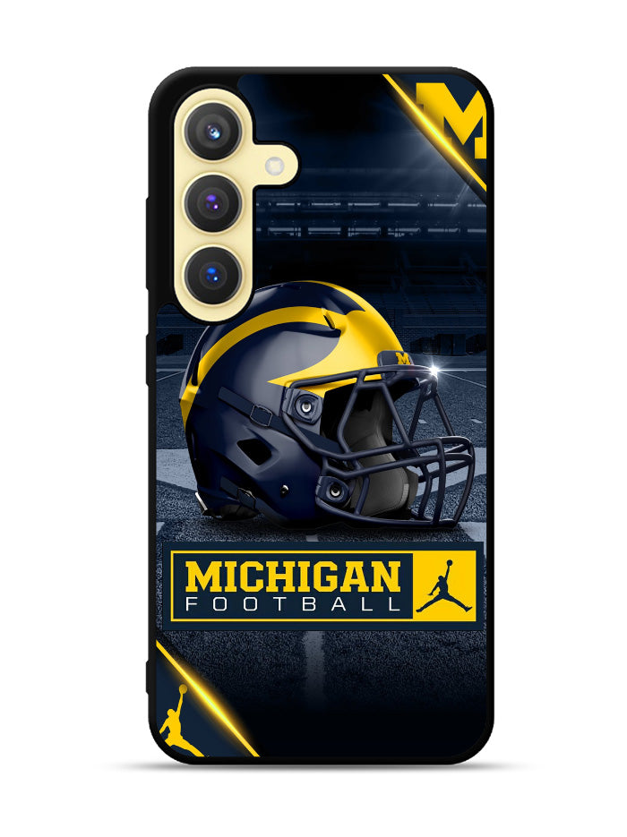 michigan wolverines helmet Samsung Galaxy S24 Plus 5G , Samsung Galaxy S24+ 5G Case