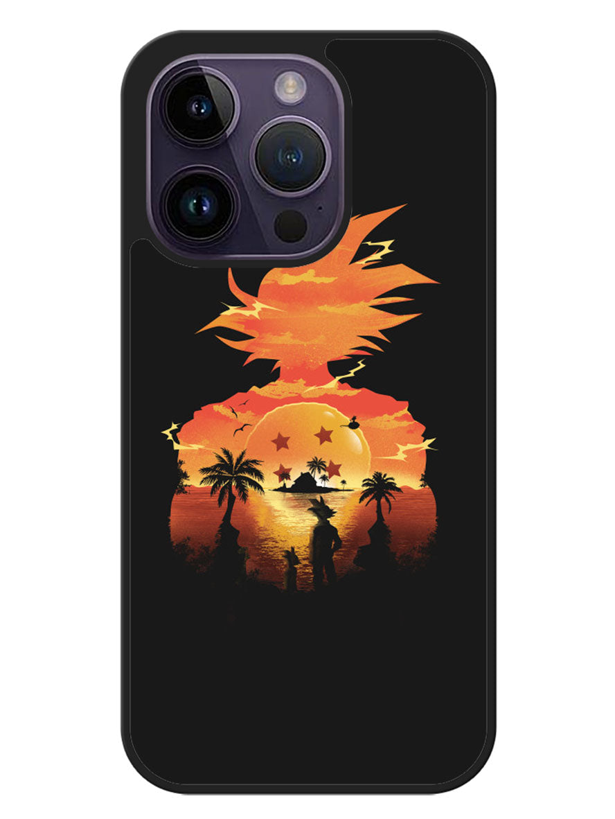 Dragon Ball Sunset iPhone 14 Pro Case OV2990
