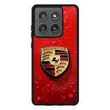 Porsche Logo Red Motorola Moto Edge 2025 Case QC1035