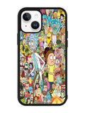 Rick and Morty iPhone 14 Plus Case QC1043