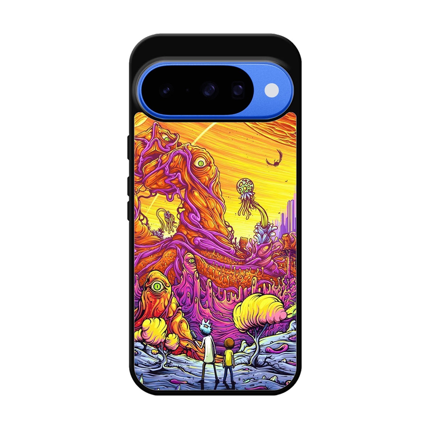 Rick And Morty World Full Colour Google Pixel 10 Case QC1044
