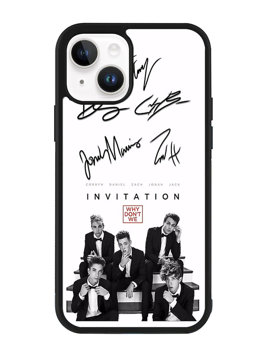 why dont we signatures iPhone 15 Case OV1078