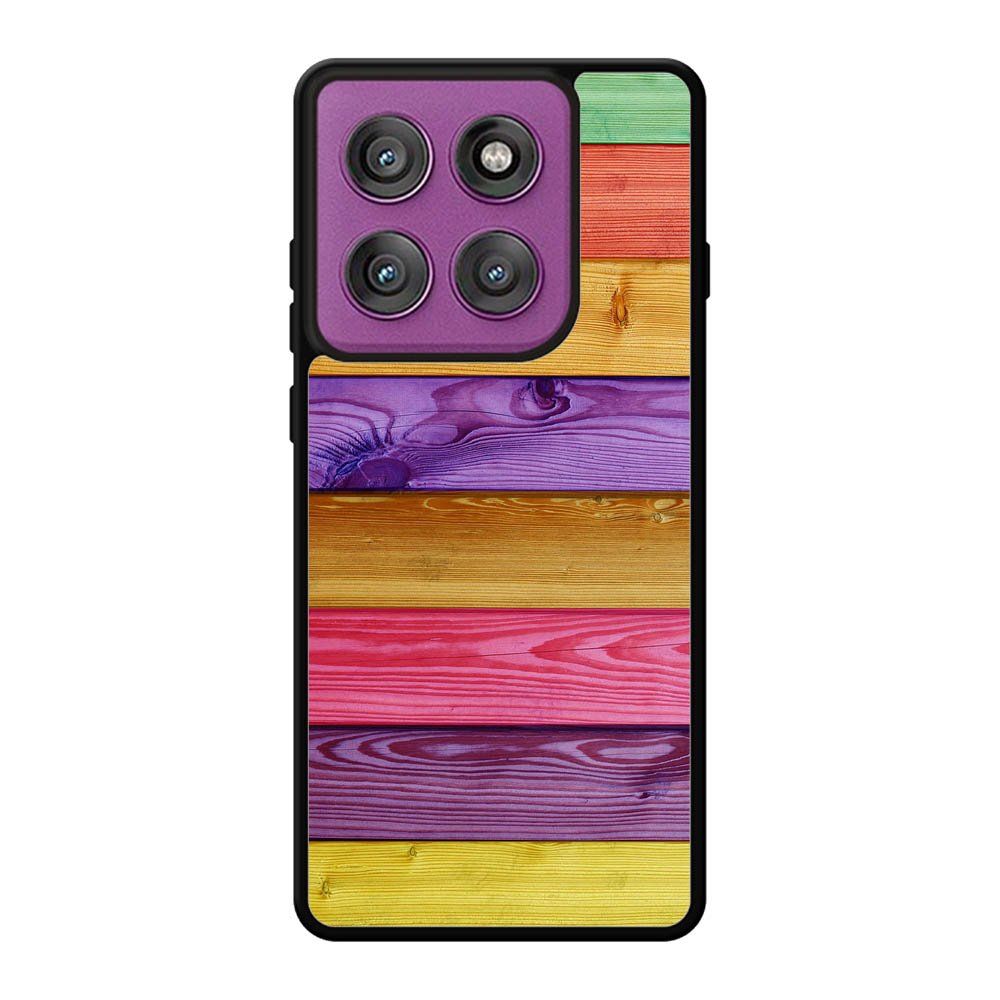colorful wood FLX0502 Motorola Moto Edge 60 Pro Case