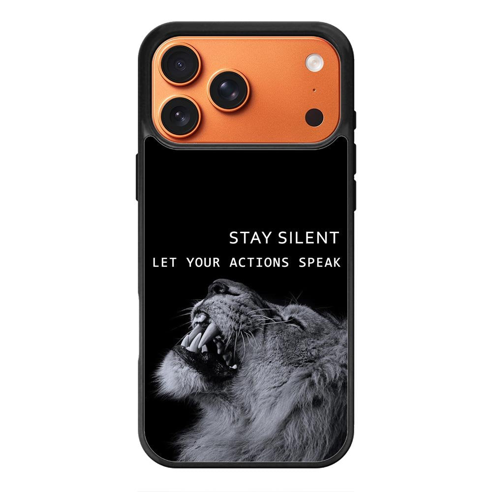 Let your actions speak FLX0540 iPhone 17 Pro Case