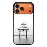 Never stop learning FLX0548 iPhone 17 Pro Case