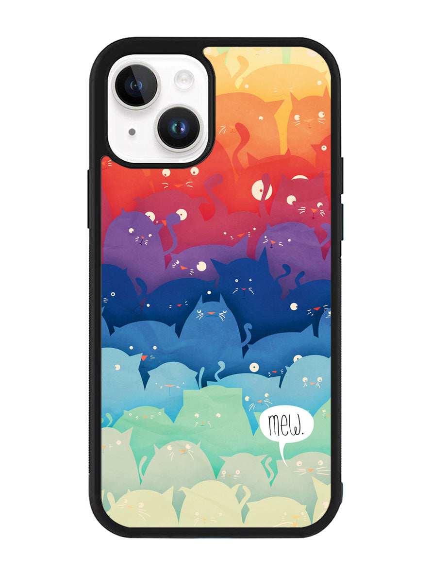 Cats Mew iPhone 14 Case QC1175