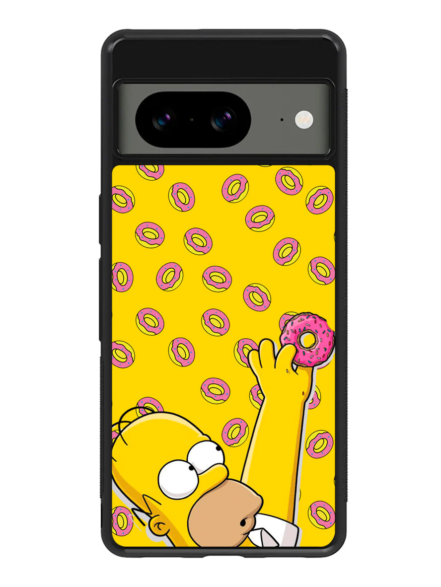 the simpson donuts Google Pixel 8 Case QC1188