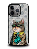 business cat iPhone 14 Pro Case QC1192