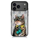 business cat iPhone 17 Pro Case OV1192