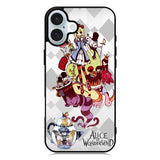alice in wonderland all character iPhone 16 Plus Case QC1200