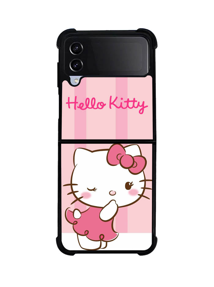 hello kitty cute pink Samsung Galaxy Z Flip 4 5G 2022 Case