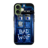 Doctor Who TARDIS Bad Wolf Blue iPhone 17 Case