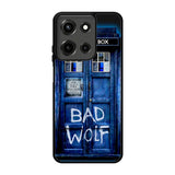 Doctor Who TARDIS Bad Wolf Blue Motorola Moto G 5G 2025 Case OV1943