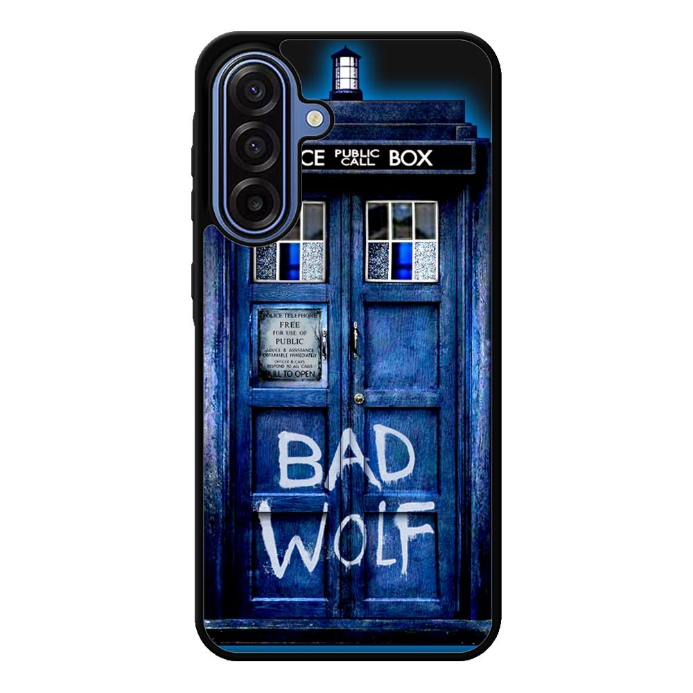 Doctor Who TARDIS Bad Wolf Blue Samsung Galaxy A17 Case
