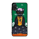 Frida Catlo Floral Black Cat Samsung Galaxy A07 Case OV1215